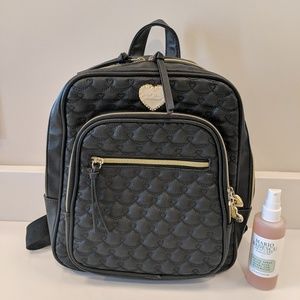 Betsey Johnson New York, NY black mini backpack